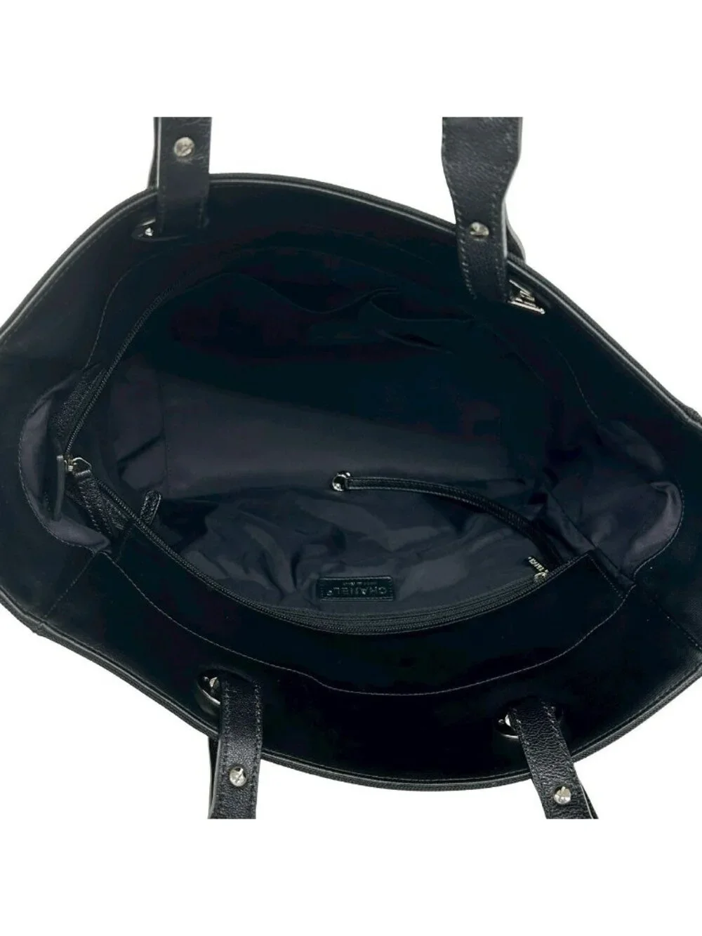 Chanel Paris Biarritz MM Leather Tote Black